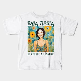 Perdeste a língua? V1 Kids T-Shirt